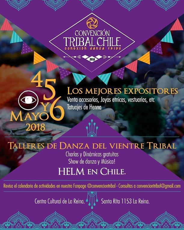 convencion tribal chile flyer